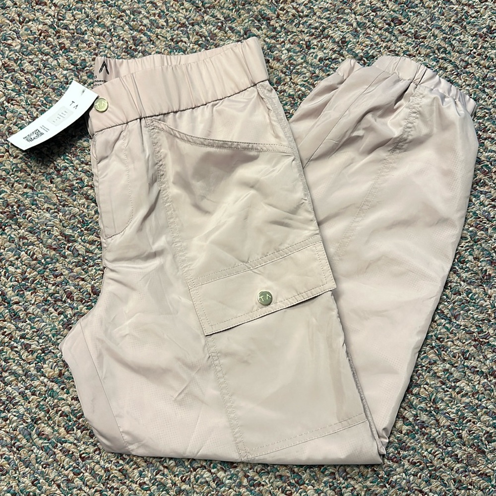 NWT Set of Micro Crop Color Blocked TA Track Jacket + Pants - Picture 2 of 3